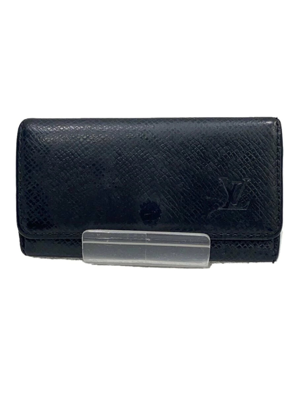 LOUIS VUITTON Multicles Taiga Leather Black